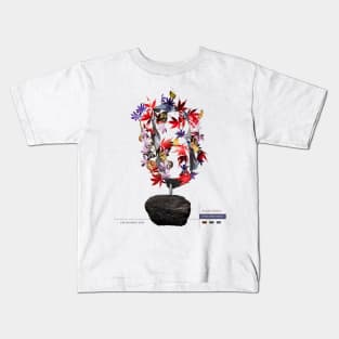 Autumn Mobius sculpture - Kevin Caron Kids T-Shirt